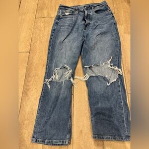 Target Blue Distressed Boyfriend Jeans